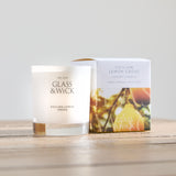 Glass and Wick Sicilian Lemon Grove Candle