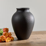 Black Olpe Vase