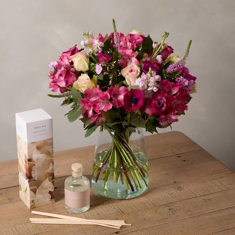 La Vie en Rose and Glass & Wick Diffuser set