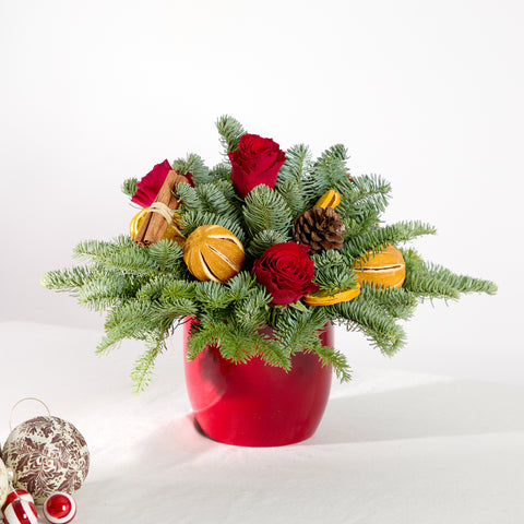 Christmas Table Arrangement