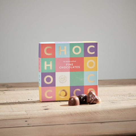 The Chococo 16 handcrafted fine chocolates